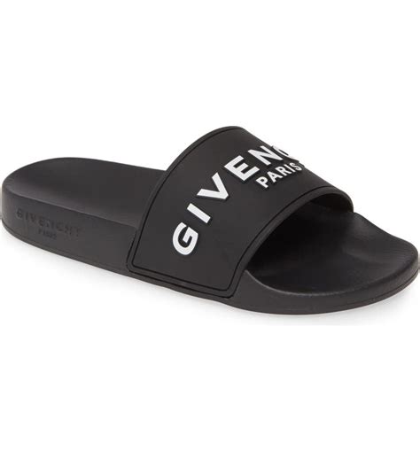 givenchy slides black white|givenchy slides cheap.